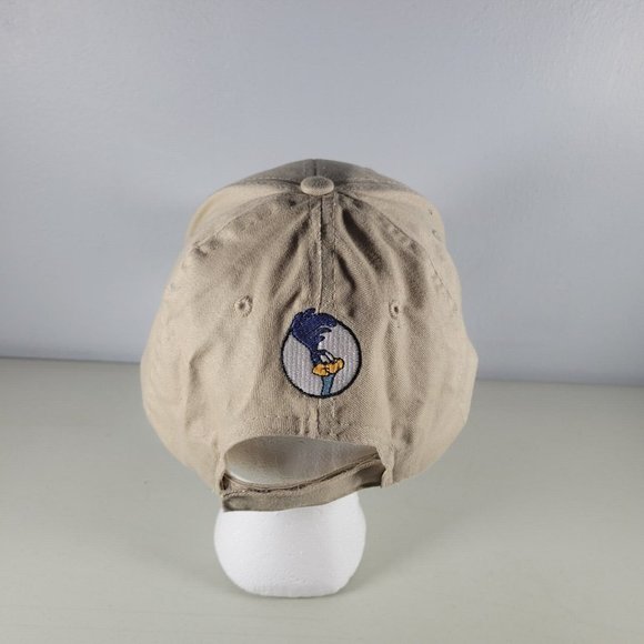 Milwaukee Brewers Baseball Hat Retro Logo - Tan with Roadrunner Strapback - Picture 3 of 5